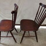 Pair of vintage bistro chairs