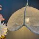 Suspension lamp vintage flower