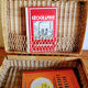 Wicker suitcase