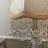 Lampe de chevet torsadé en cristal de Baccarat ancien