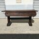Solid oak desk, eighteenth century, France