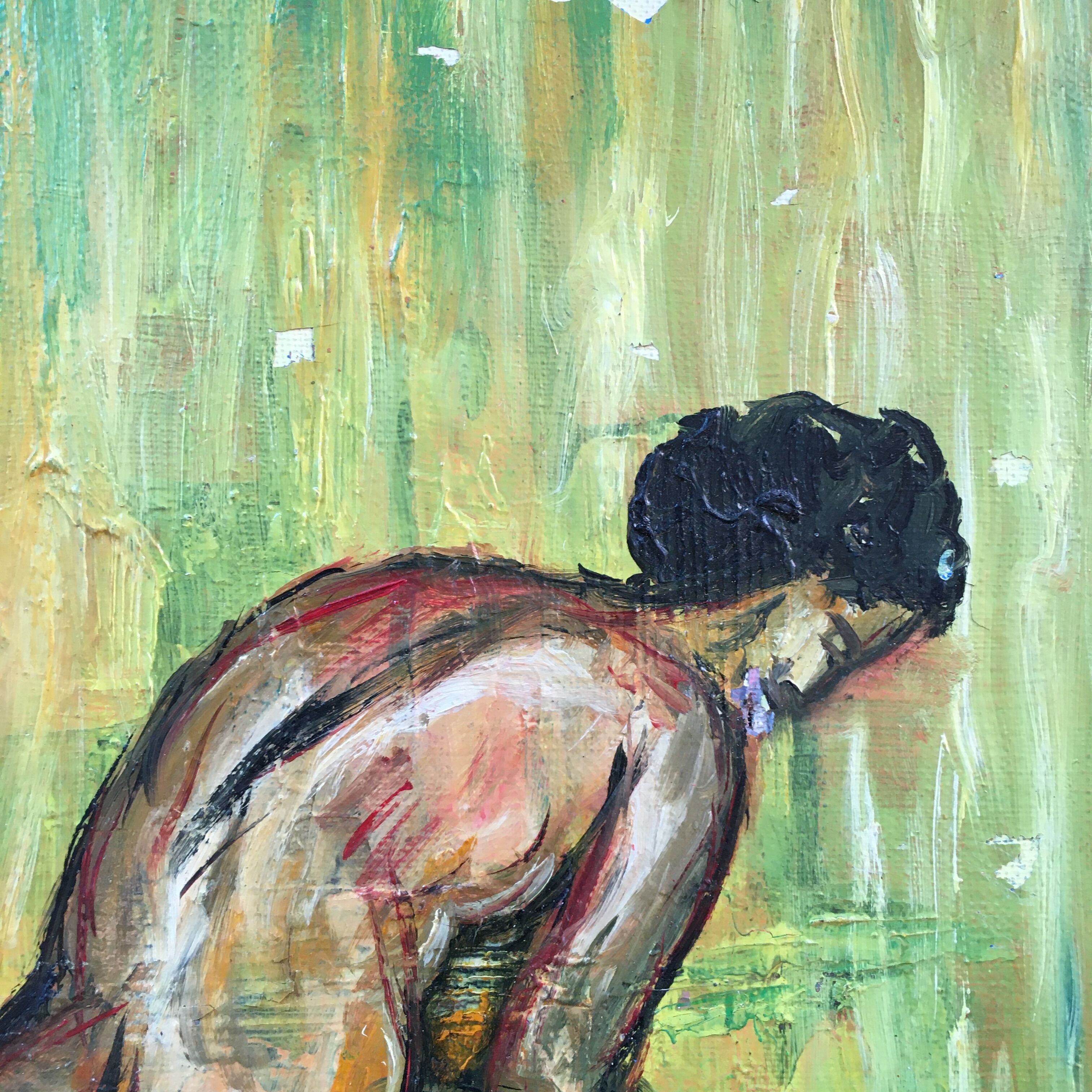 Nude painting of a woman