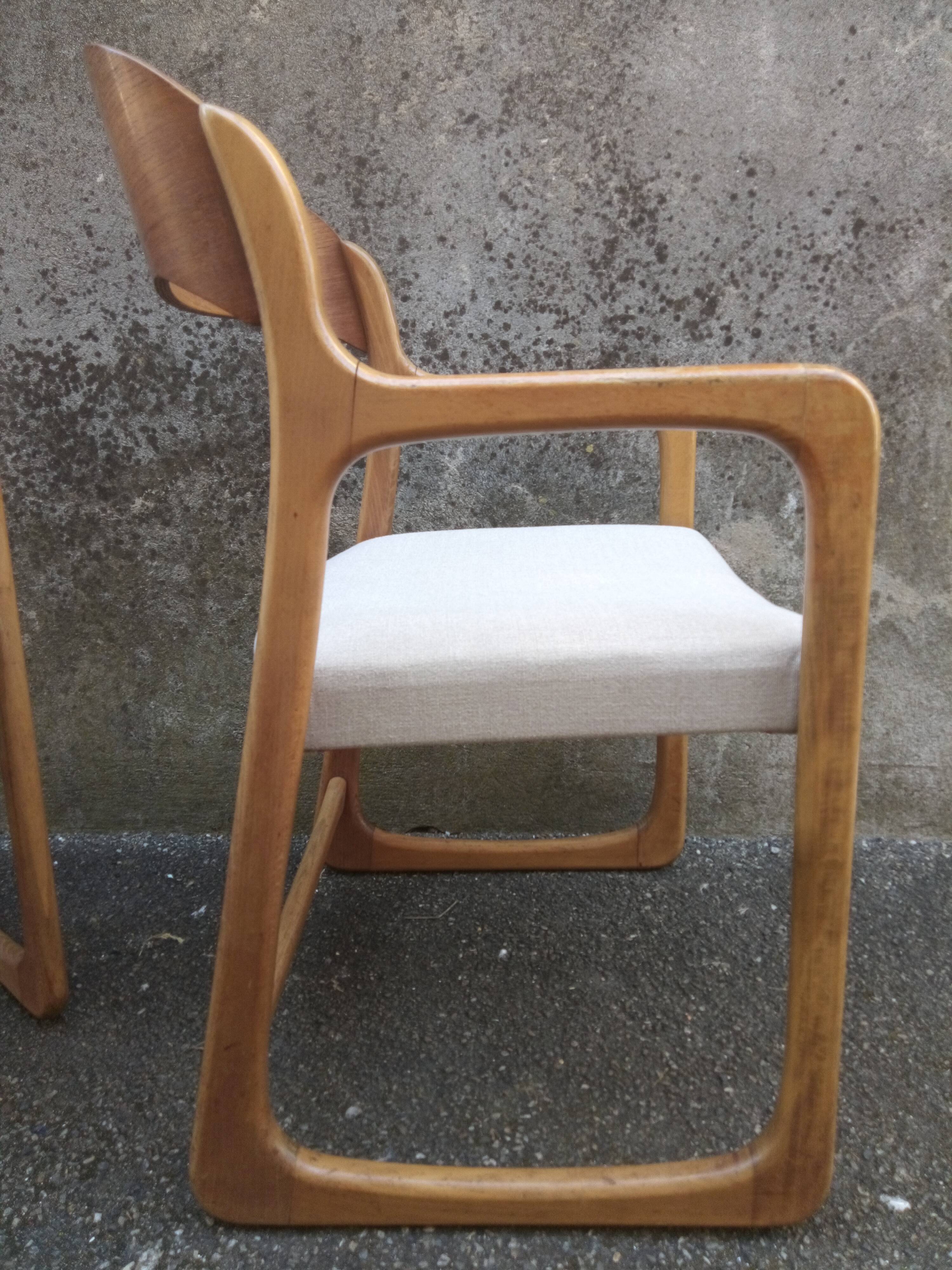 Pair of Baumann armchairs 1960