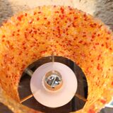 Wall lamps in perspex orange granite