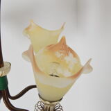 Mid-century Wood Chandelier 1970‘s