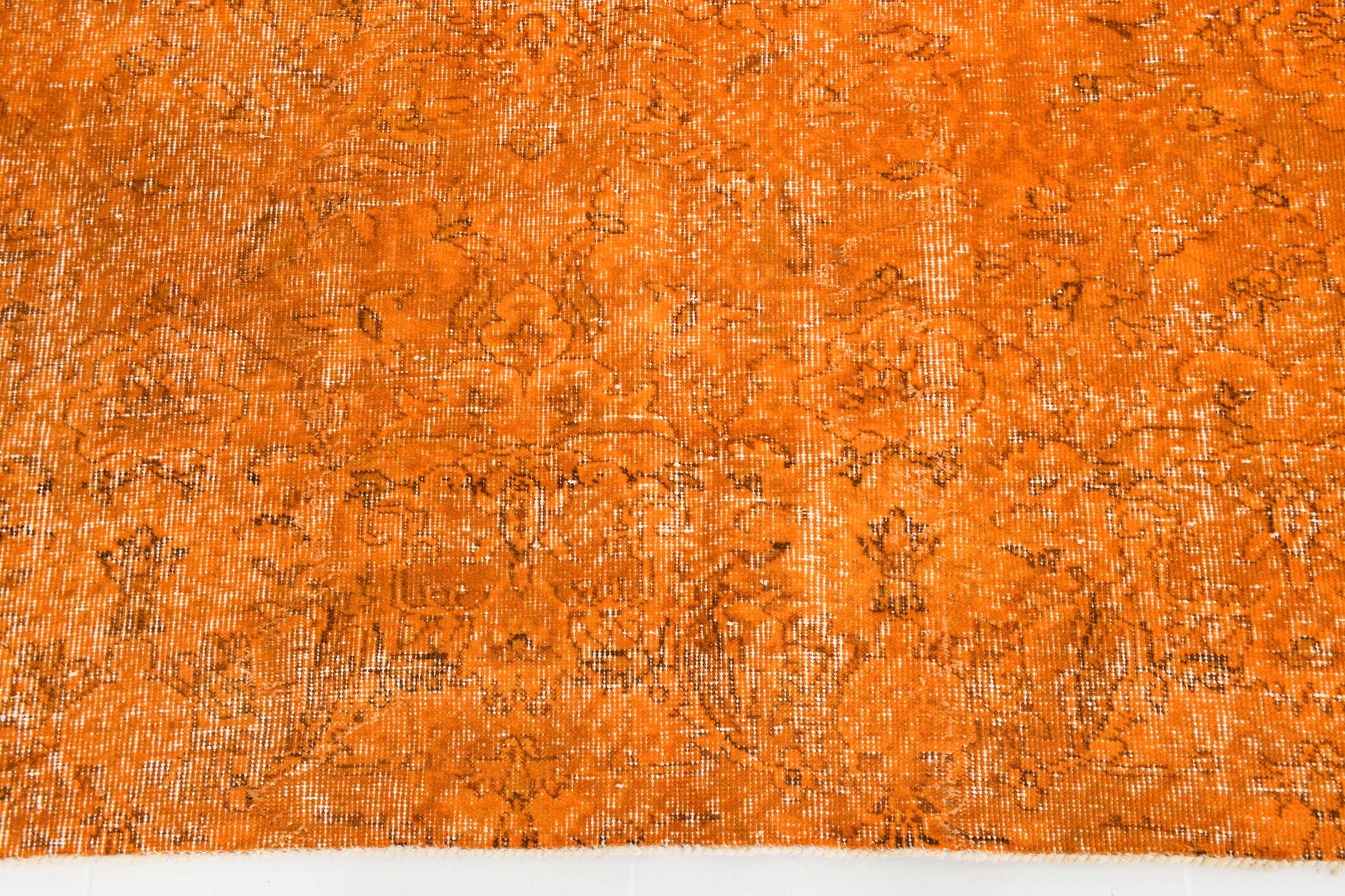 6x9 Pumpink orange vintage rug 181x287Cm SK 3400