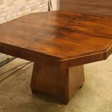 art deco table original veneer h70x126x110 possibility of putting a ra