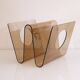 Vintage plexiglass plexiglass magazine holder bobois 1970