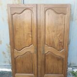 pair of old oak doors