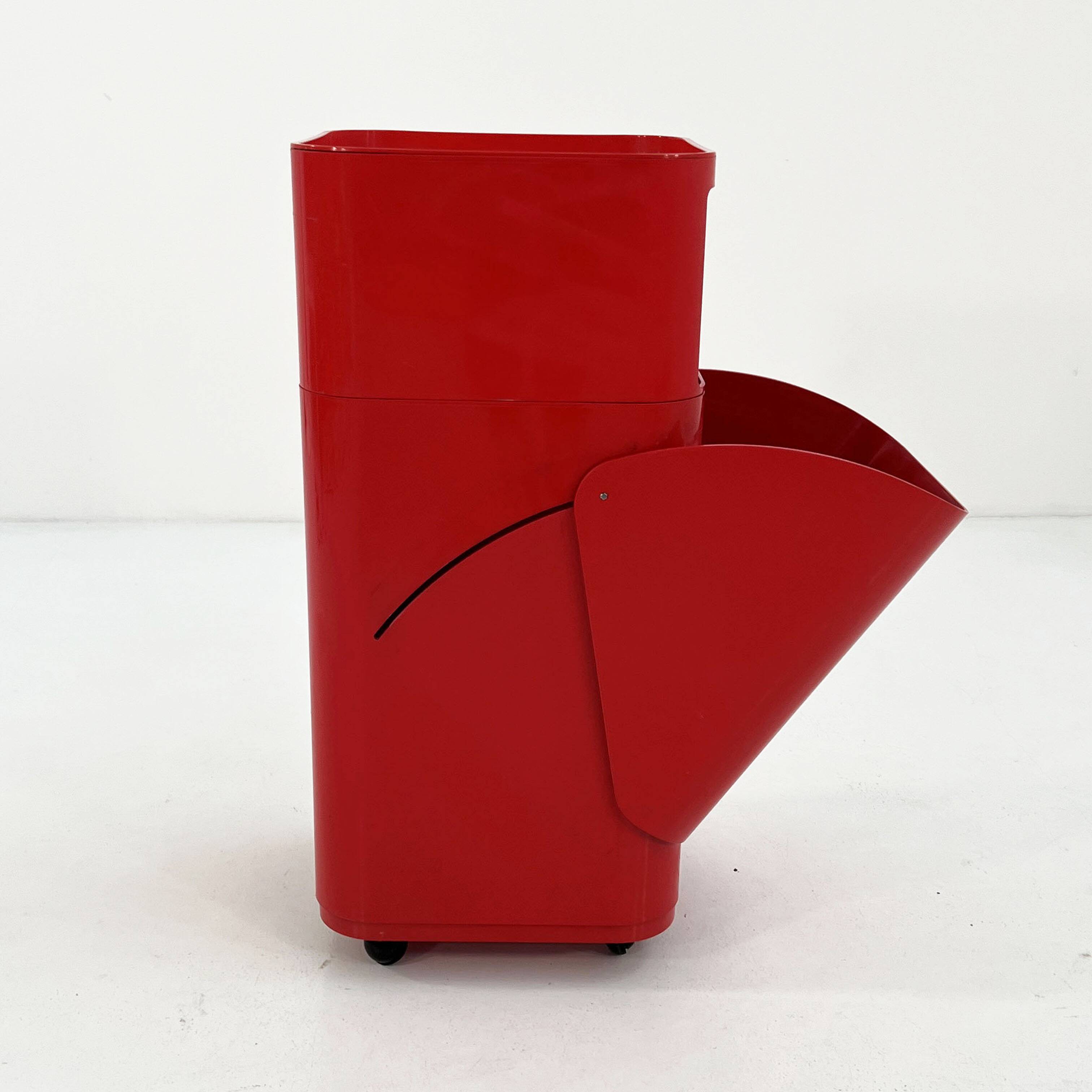 Chest of drawers with laundry basket by Anna Castelli Ferrieri for Kartell 1970