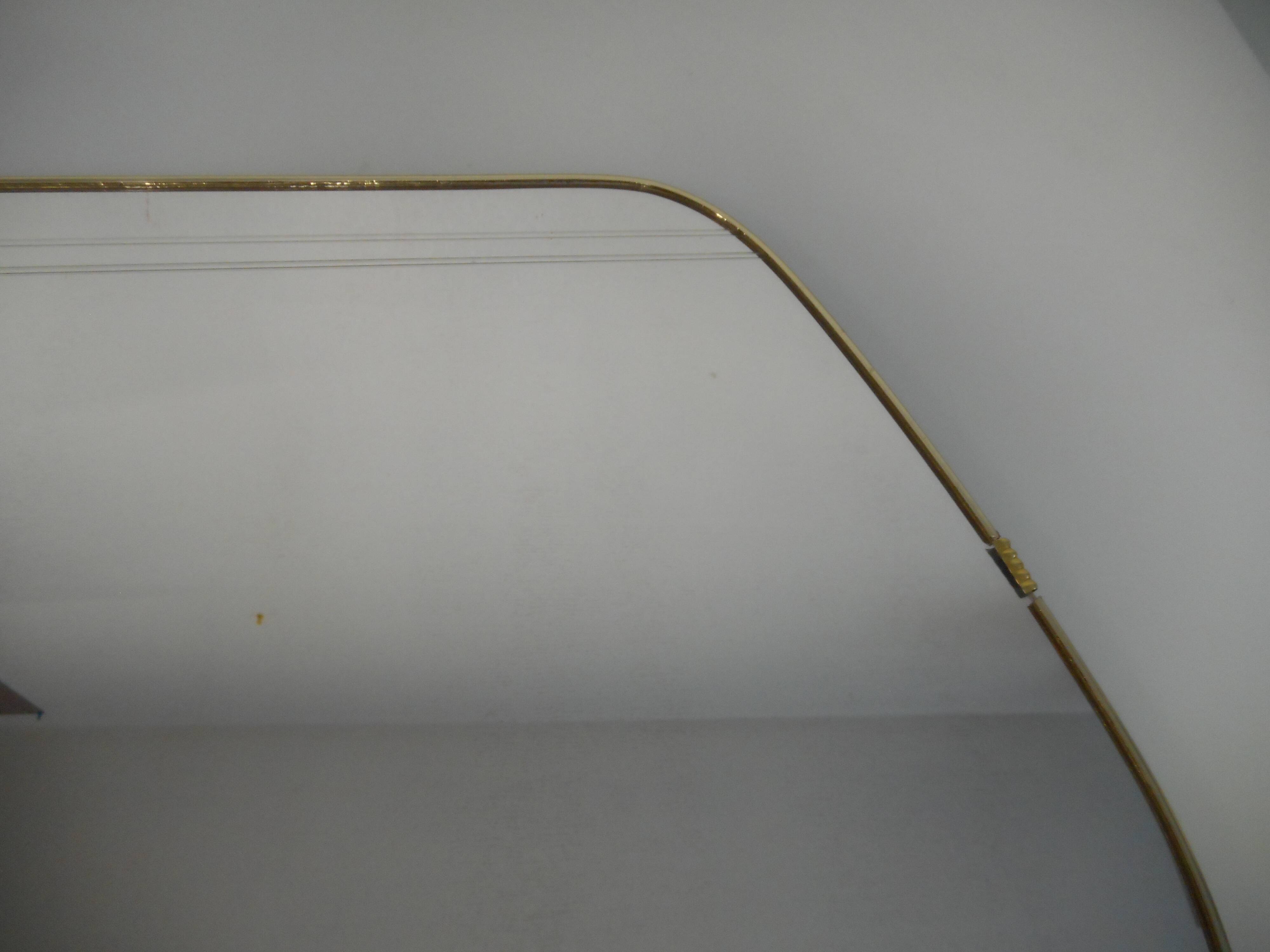 Vintage asymmetric mirror