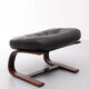 Kengu Leather Ottoman Rykken Norway 1960s