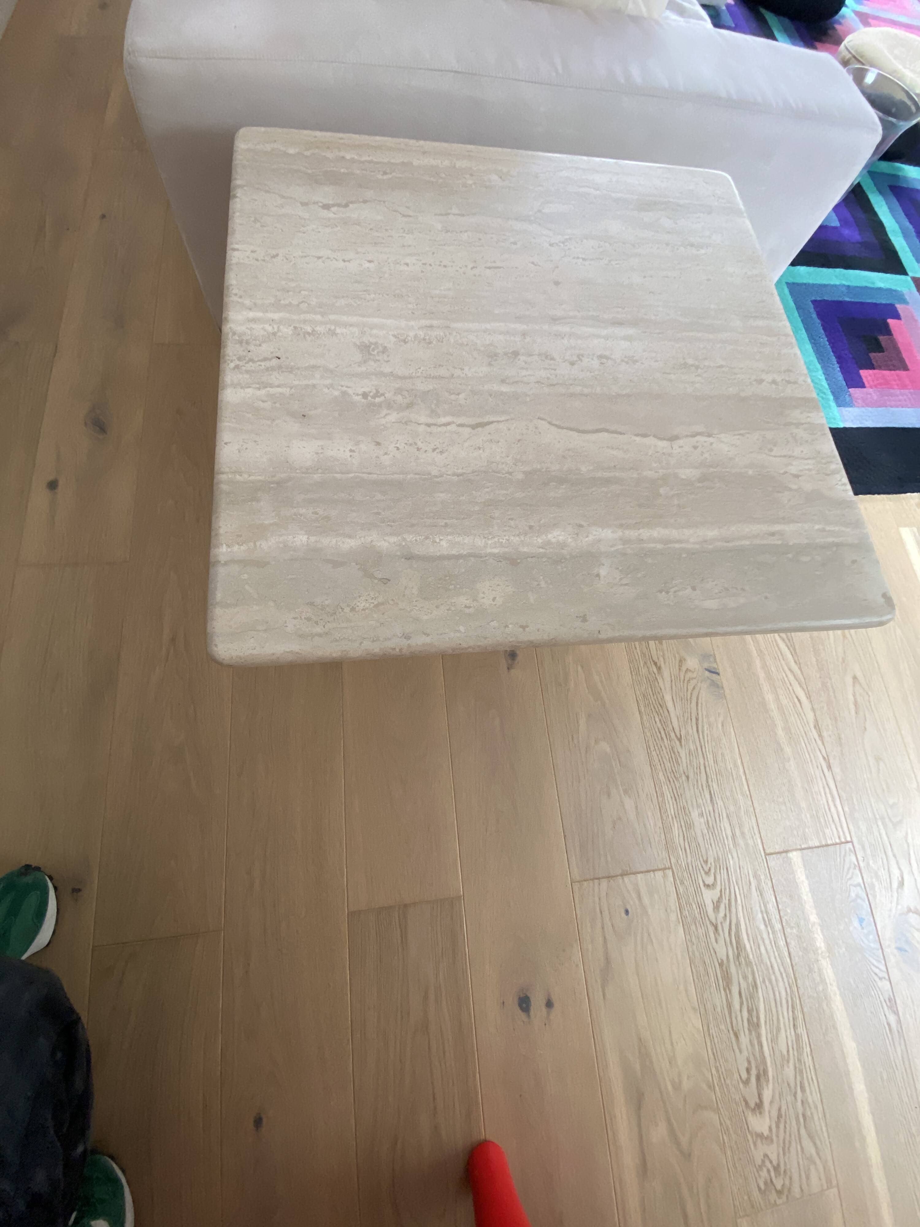 Marble coffee table