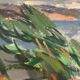 Large original Swedish oil on canvas – "Rocky Shore" – Signed – vintage and framed – 91 × 70 cm (35.8 in × 27.6 in)