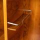 Vintage 20thc italian dry bar cabinet with 'woven' front decor on stand