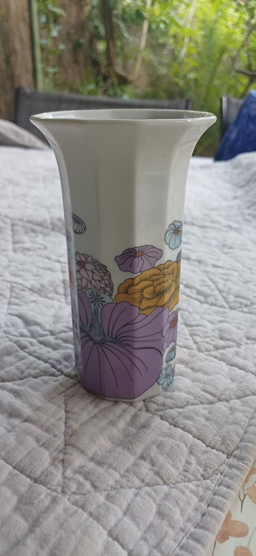 Vintage porcelain vase "Polygon" - Rosenthal Studio-Line / Tapio