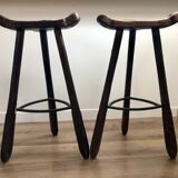 Brutalist style stools