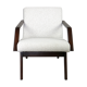 Vintage white Boucle Club Armchairs, 1970s
