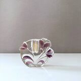 Vase soliflore en verre texturé, Allemagne