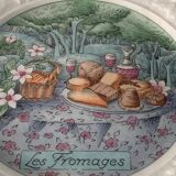 5 Gien Cheese Plates Marie-Pierre Boitard Flavours