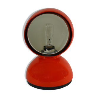 Eclisse Lamp vintage, Design Vico Magistretti for Artemide, red color