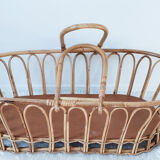 cradle, bassinet, rattan