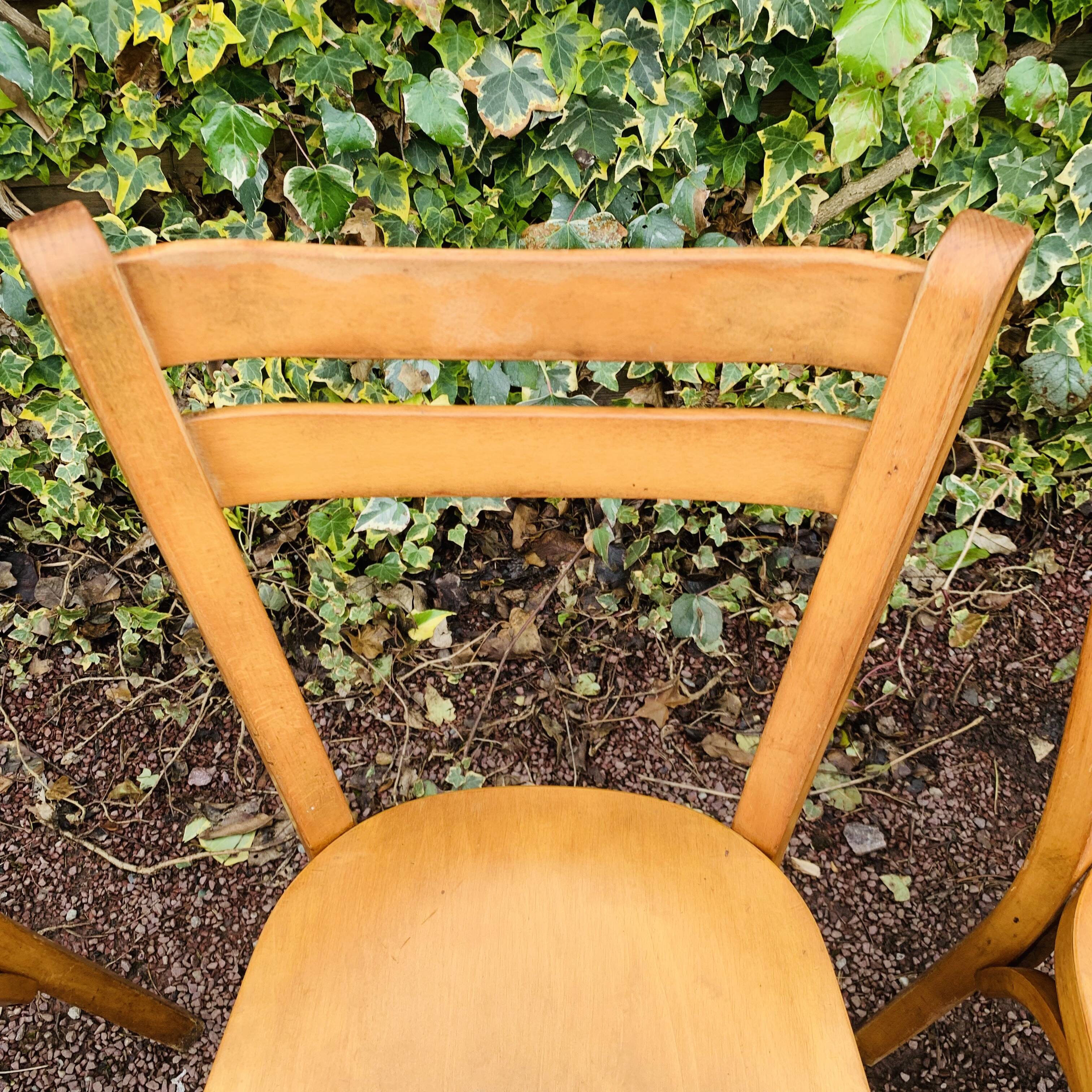 Set of 6 60s bistro chairs