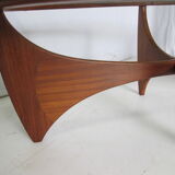 Teak oval coffee table Astro