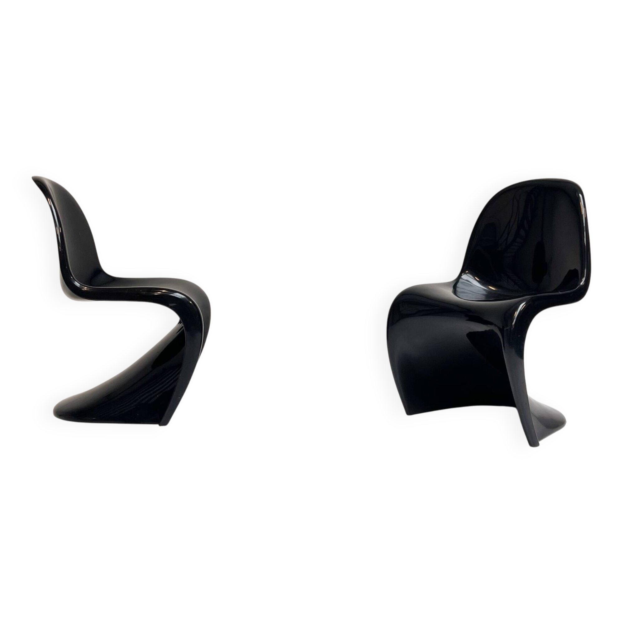 Ensemble de 2 chaises Herman Miller par Verner Panton, années 1970.