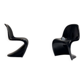 Ensemble de 2 chaises Herman Miller par Verner Panton, années 1970.