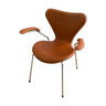 Leather armchair Arne Jacobsen Hansen edition