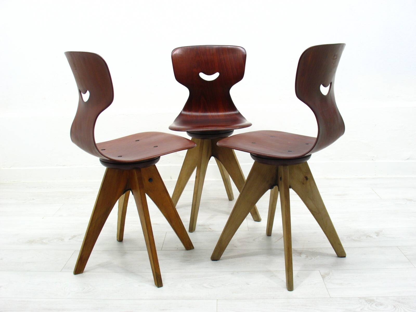 German Side Chair by A. Stegner for Flötotto, 1960s