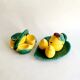 Servant salt / pepper / mustard in slurry lemons Vallauris