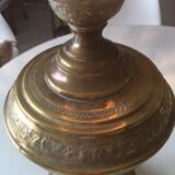 Arabic openwork brass lamp