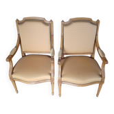 Fauteuils style louis xv