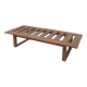 Vintage slatted oak bed base, 1950
