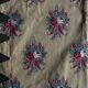 18th century Provence pillowcase in crenellated Indian fabric with pennants