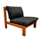 Massive oak chair Scandinavian design 1960.