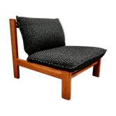 Chauffeuse chêne massif design scandinave 1960