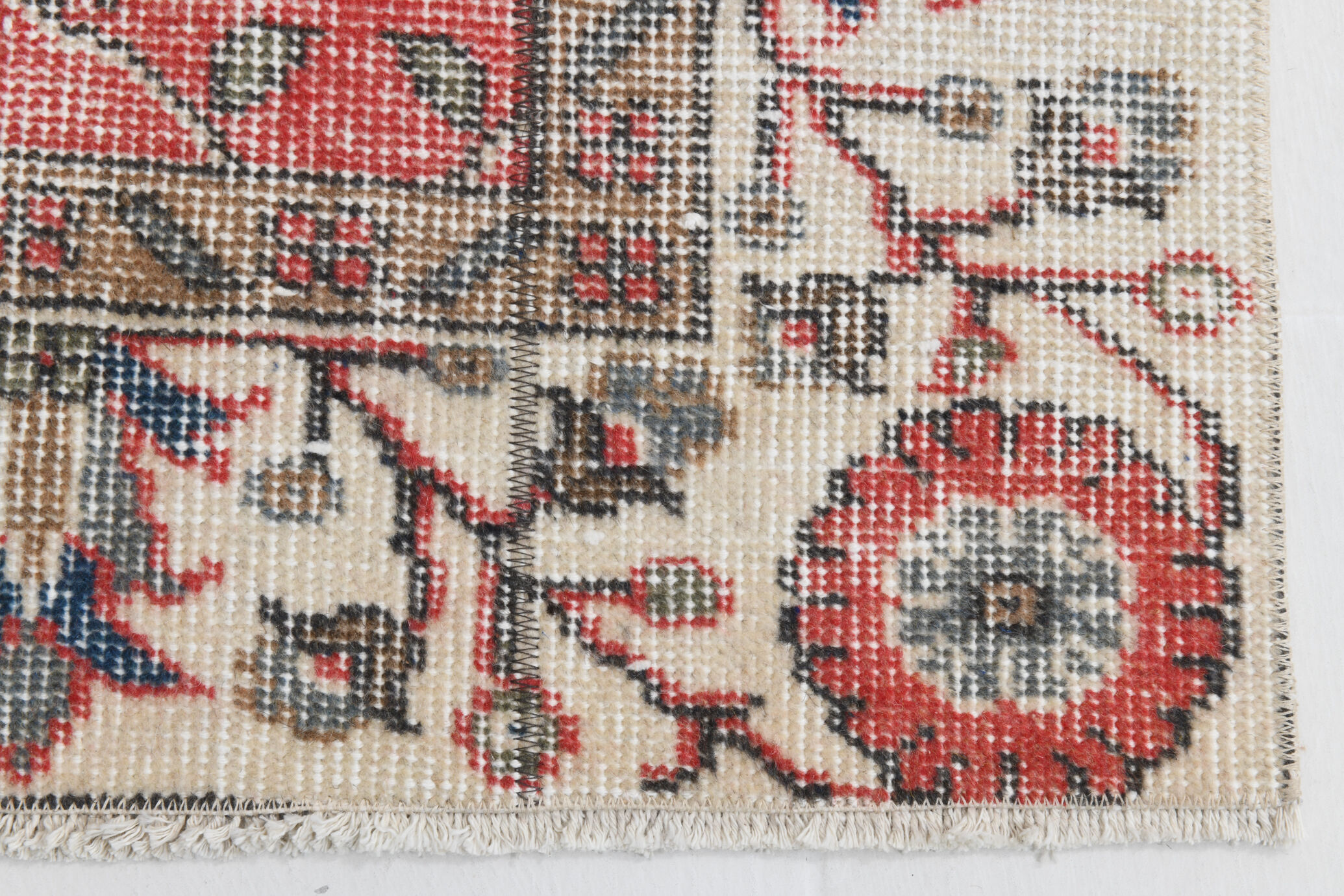 Vintage runner rug. 69x199cm