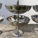 11 stainless steel cups / bowls 1970