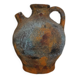 Vintage textured ceramic water bottle