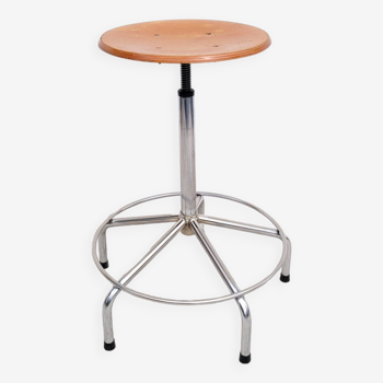 Swivel workshop stool Italy 1970