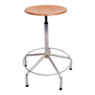 Swivel workshop stool Italy 1970