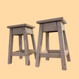 Pair of miniature stools