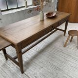 Oak farmhouse table