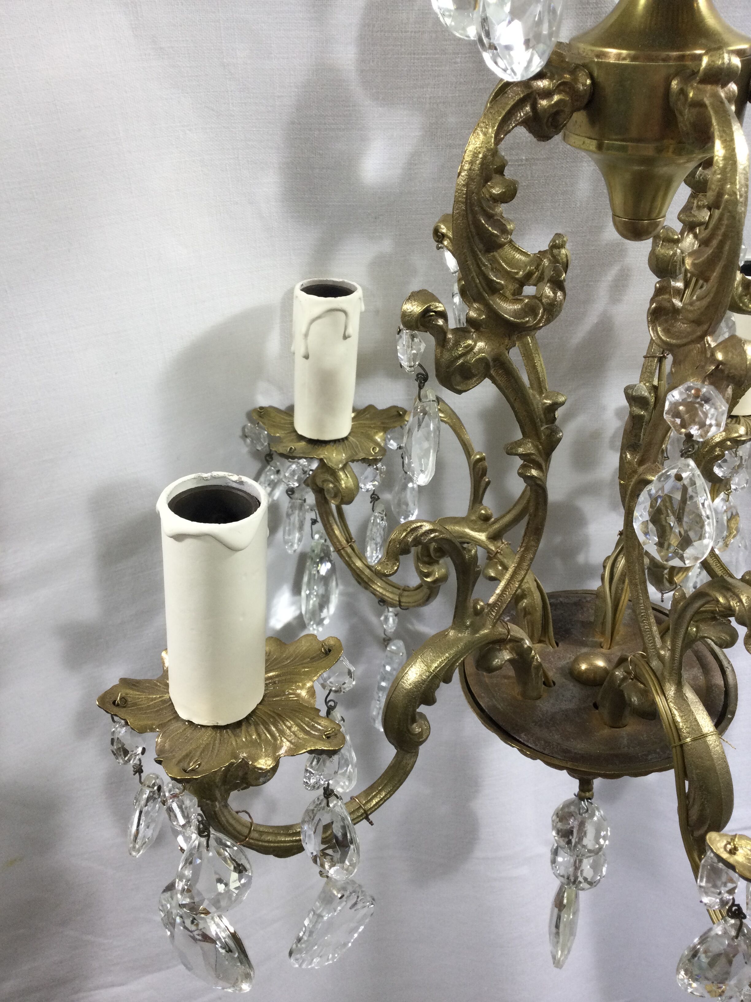 5-light cage chandelier