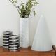 Steel "spring" pen holder pot – 1970s design