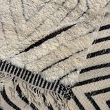 Snow - Moroccan wool Mrirt rug