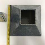 Pyramid-shaped ceramic covered box